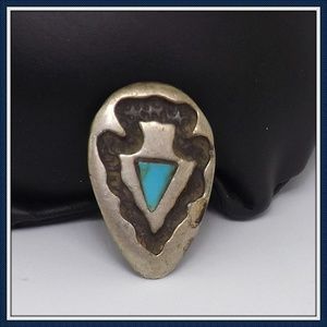 Vintage Hand Made Bennett Arrow Head Key Ring